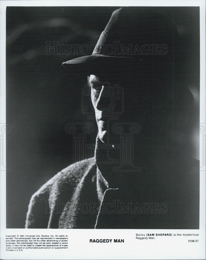 1981 Press Photo Sam Shepard in &quot;Raggedy man&quot; - Historic Images