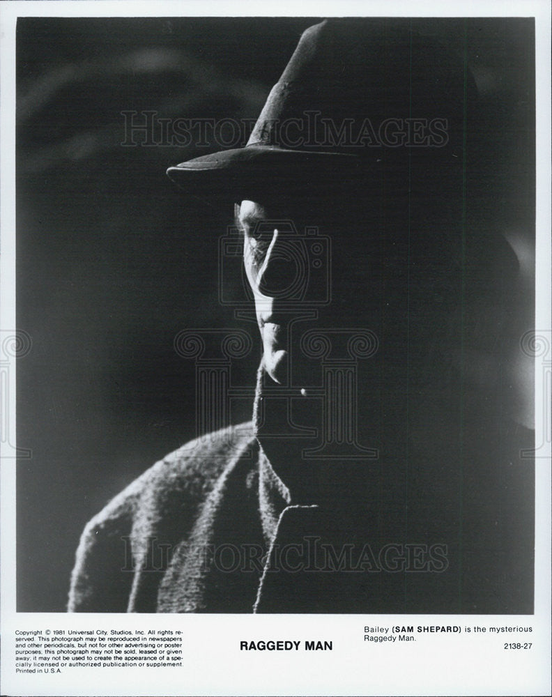 1981 Press Photo Sam Shepard in "Raggedy man" - Historic Images