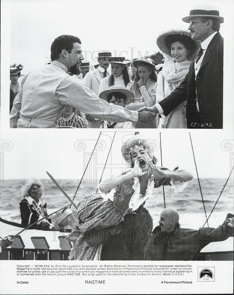 Press Photo James Olson Mary Steenburgen Movie Actors Ragtime - Historic Images