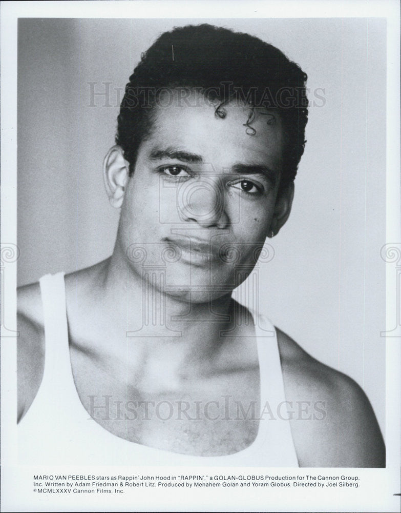 Press Photo Mario van Peebles Actor movie Rappin - Historic Images