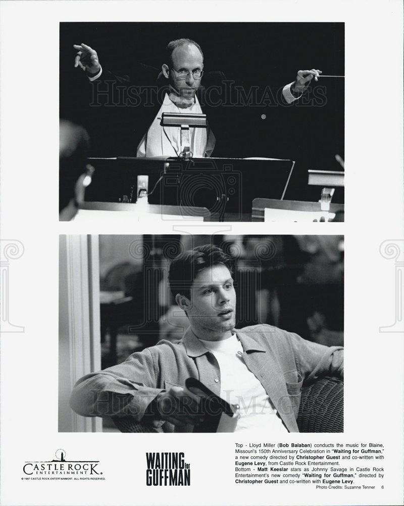 1996 Press Photo Waiting for Guffman Bob Balaban music conductor Matt Keeslar - Historic Images