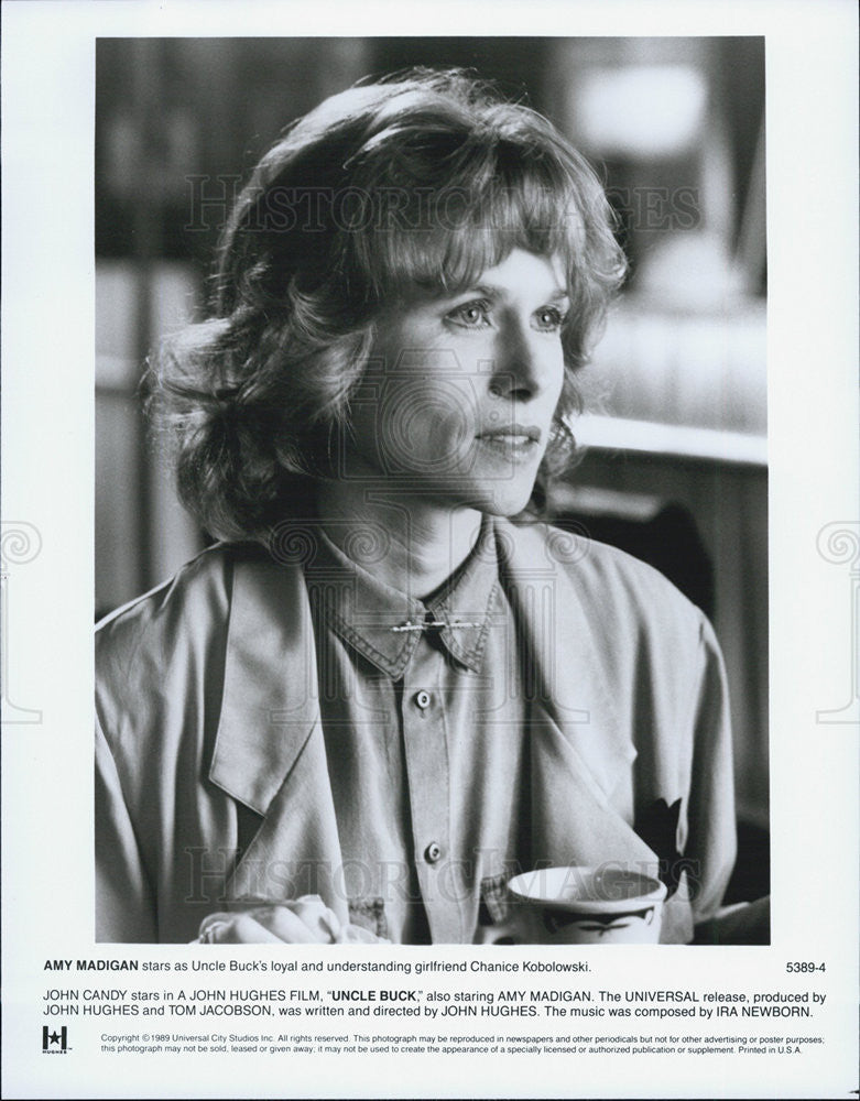 1989 Press Photo of Amy Madigan in the film &quot;Uncle Buck&quot; - Historic Images