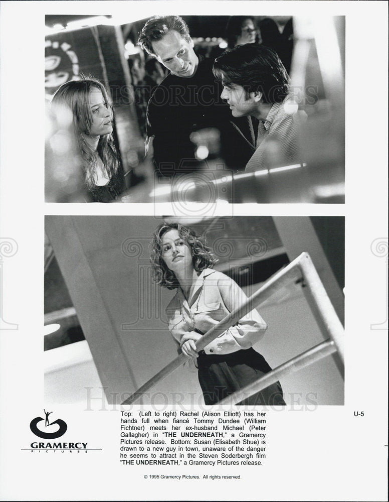 1995 Press Photo Alison Elliott & William Fichtner in "The Underneath" - Historic Images