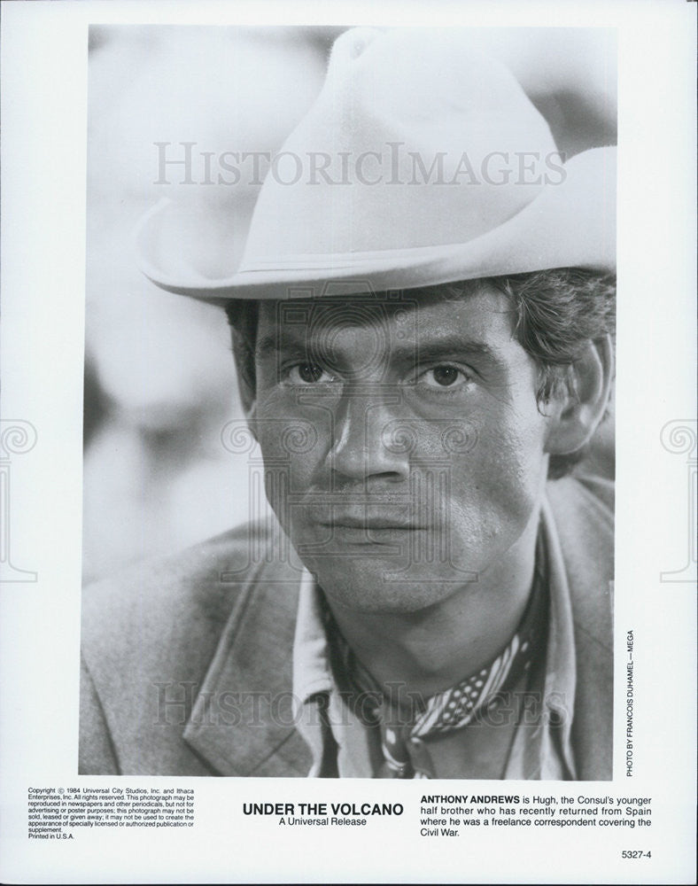 1984 Press Photo of Anthony Andrews in &quot;Under the Volcano&quot; - Historic Images