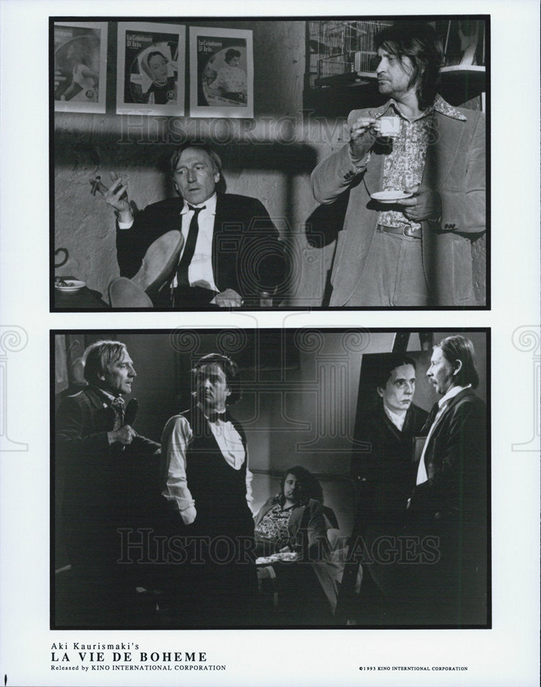 1992 Press Photo of scenes from Aki Kaurismaki&#39;s &quot;La Vie De Boheme&quot; - Historic Images