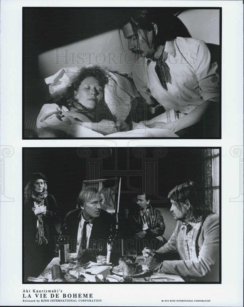 1992 Press Photo of scenes from Aki Kaurismaki&#39;s &quot;La Vie De Boheme&quot; - Historic Images