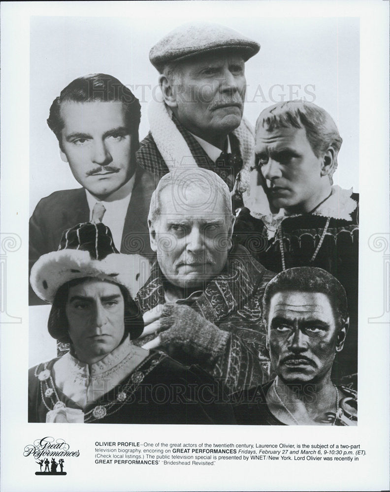 1983 Press Photo of PBS Great Performances: &quot;Laurence Olivier: A Life&quot; - Historic Images