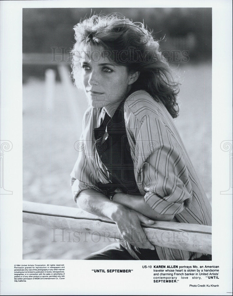 1984 Press Photo Until September Karen Allen - Historic Images