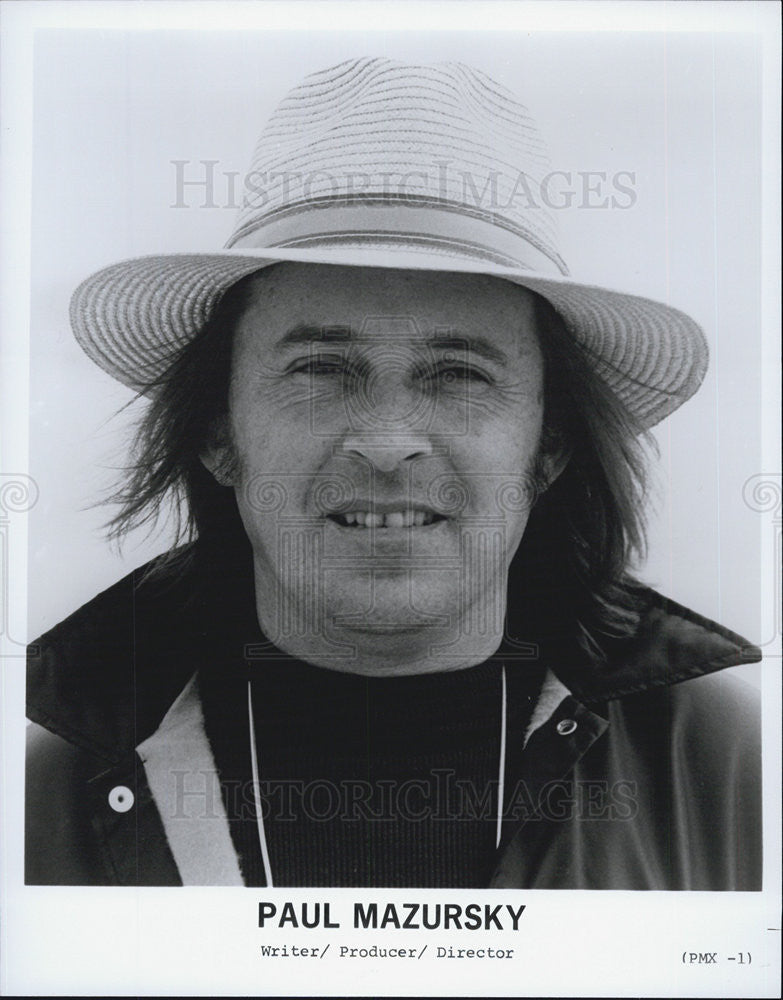 Press Photo of Paul Mazursky American director,writer,producer. - Historic Images