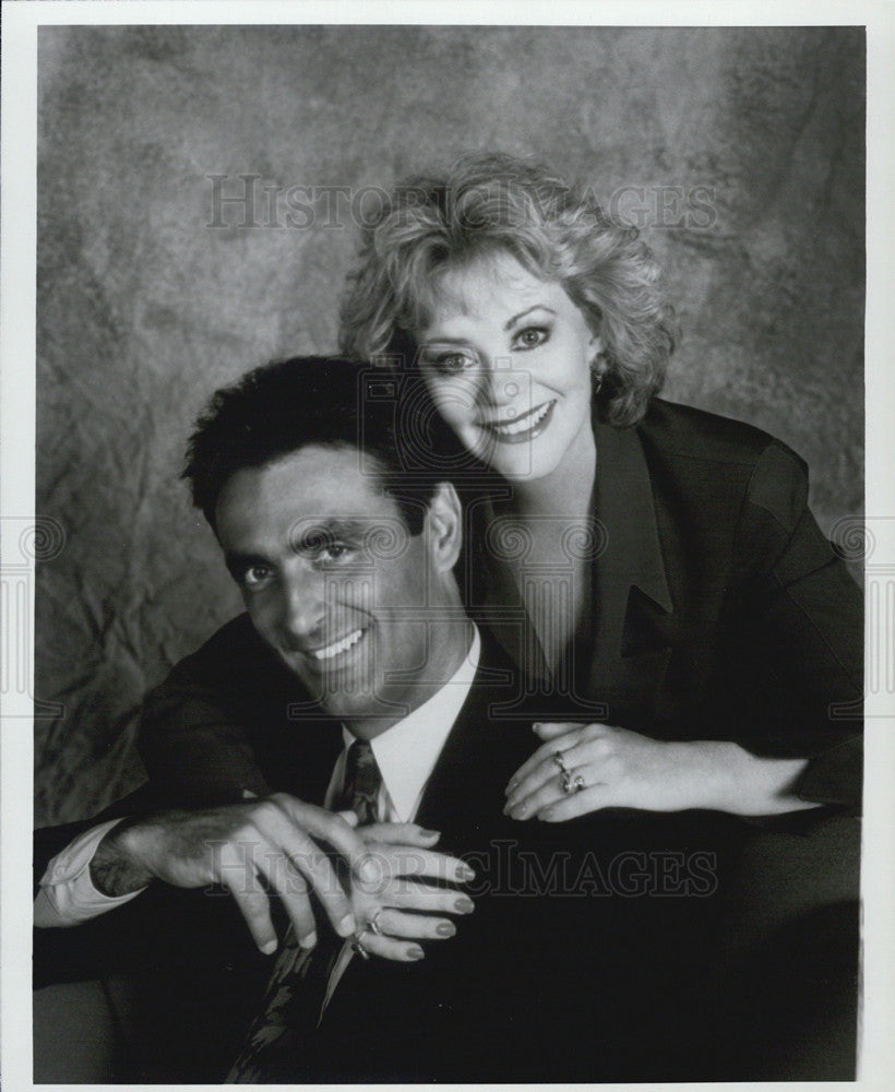 1997 Press Photo Kathleen Noone and Lorenzo Caccialanza in "Knots Landing" - Historic Images