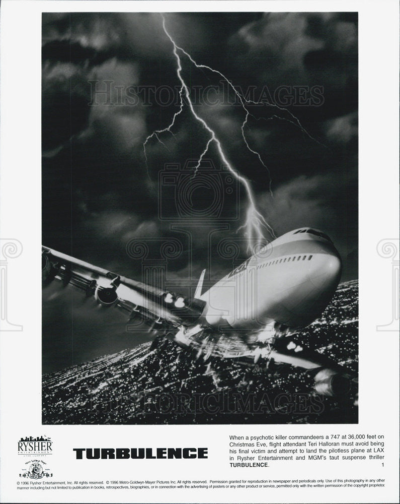 1996 Press Photo &quot;Turbulence&quot; - Historic Images