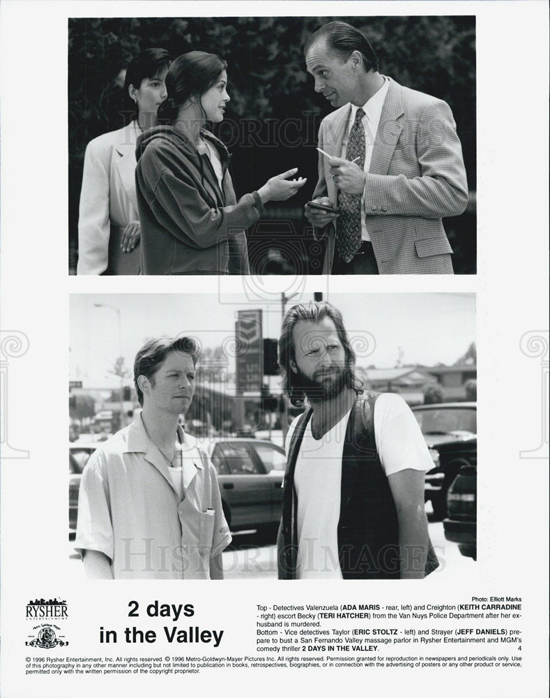 1996 Press Photo Scenes from "2 days in the Valley" - Historic Images
