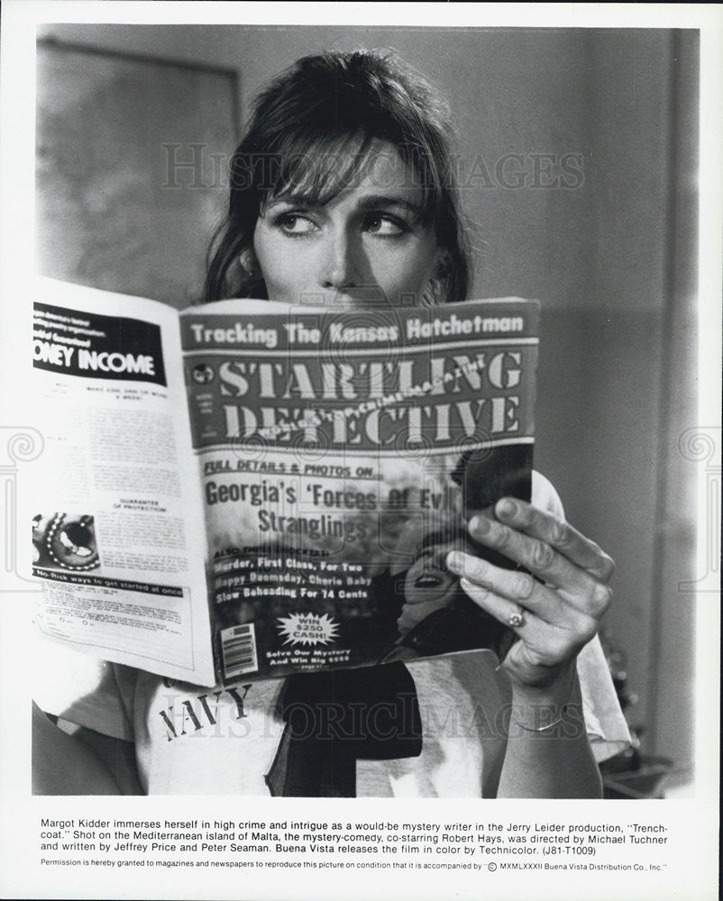 1982 Press Photo Actress Margot Kidder - Historic Images