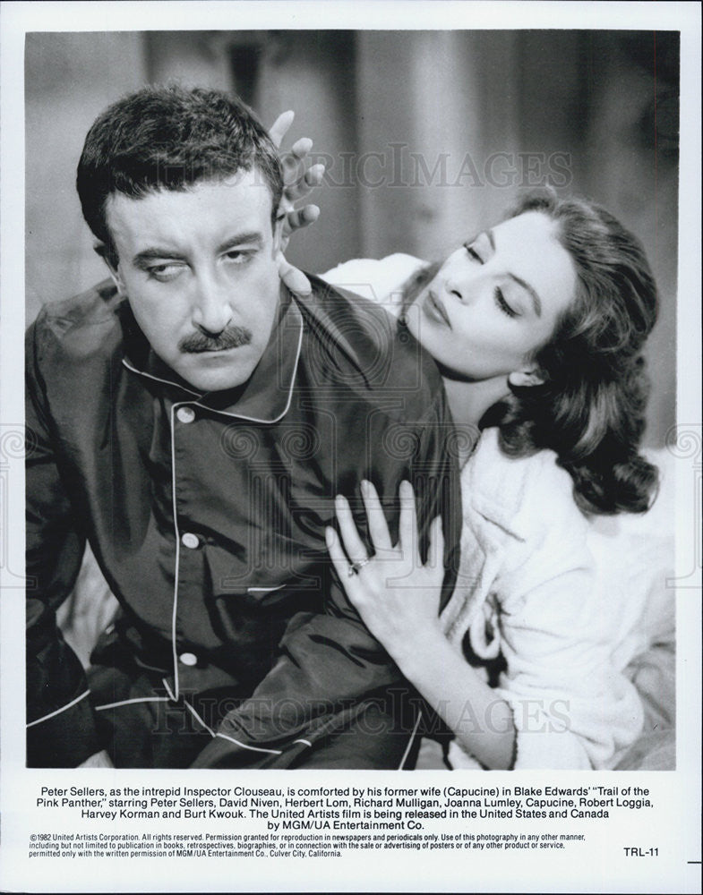 1982 Press Photo Peter Sellers in &quot;Trail of the Pink Panther&quot; - Historic Images