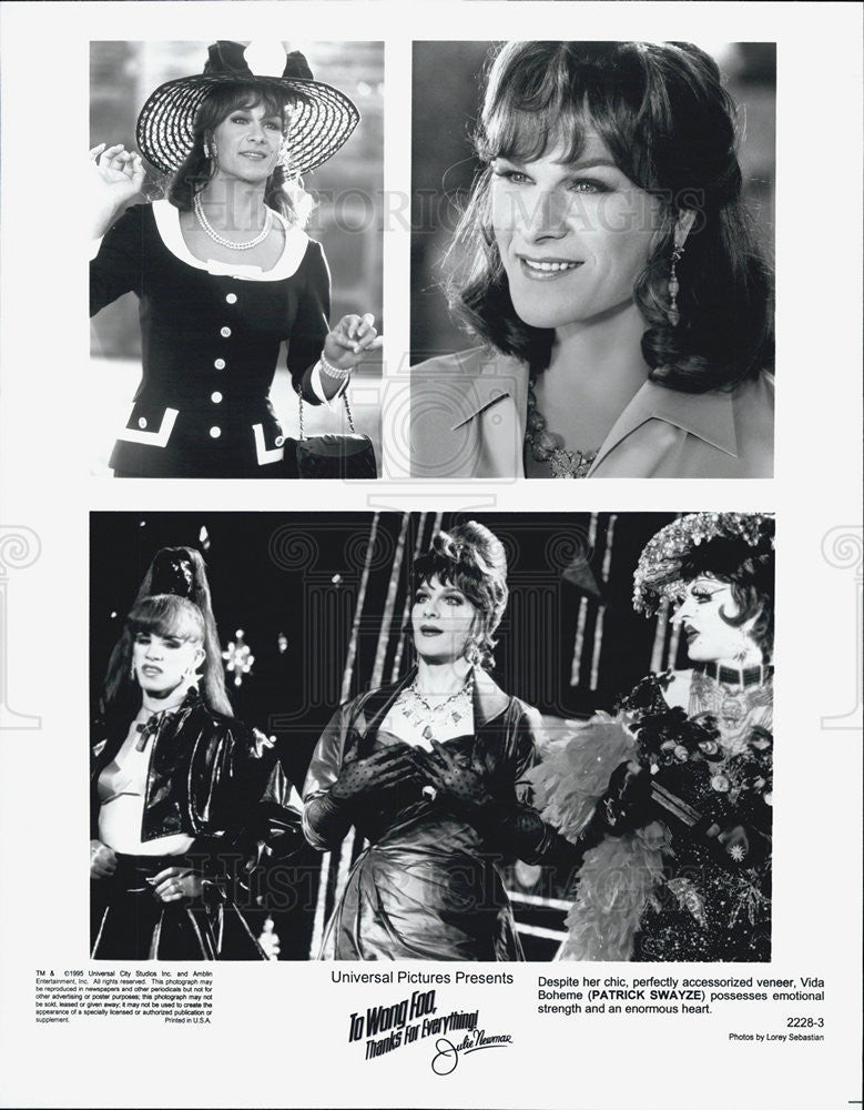 1995 Press Photo To Wong Foo, Thanks for Everything, Patrick Swayze - Historic Images
