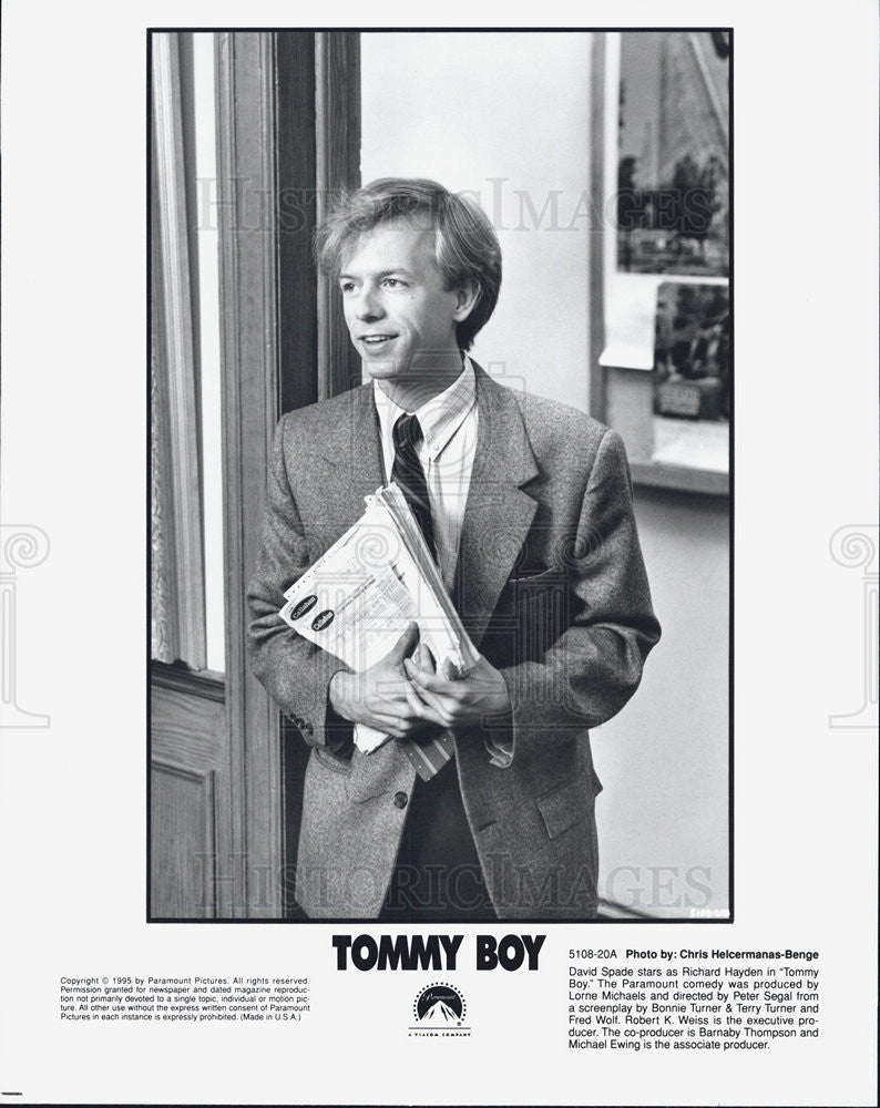 1995 Press Photo David Spade, Tommy Boy - Historic Images