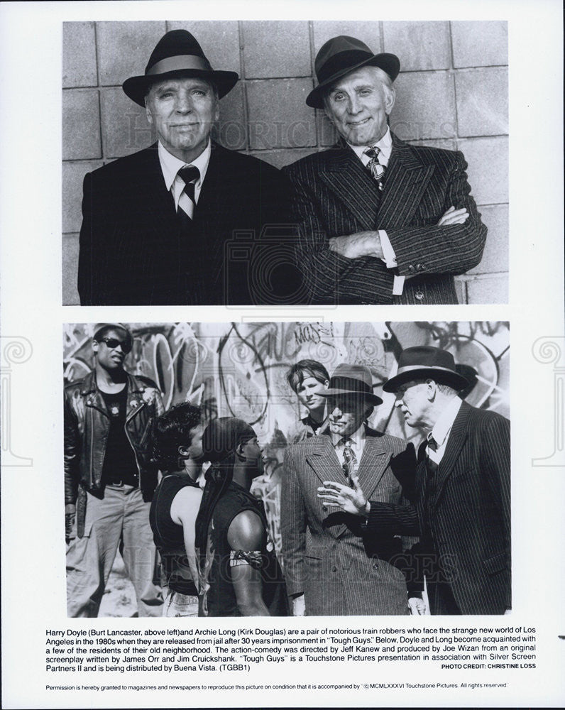 1986 Press Photo Burt Lancaster in &quot;Tough Guys&quot; - Historic Images