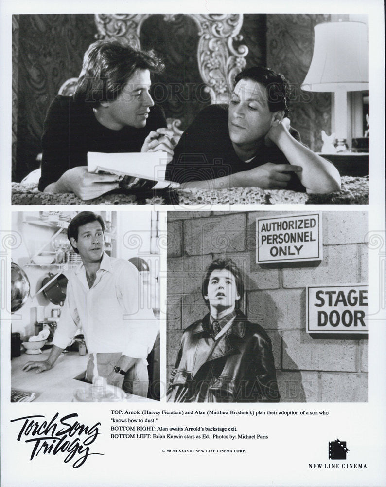 1988 Press Photo Scenes from &quot;Torch Song Trilogy&quot; - Historic Images