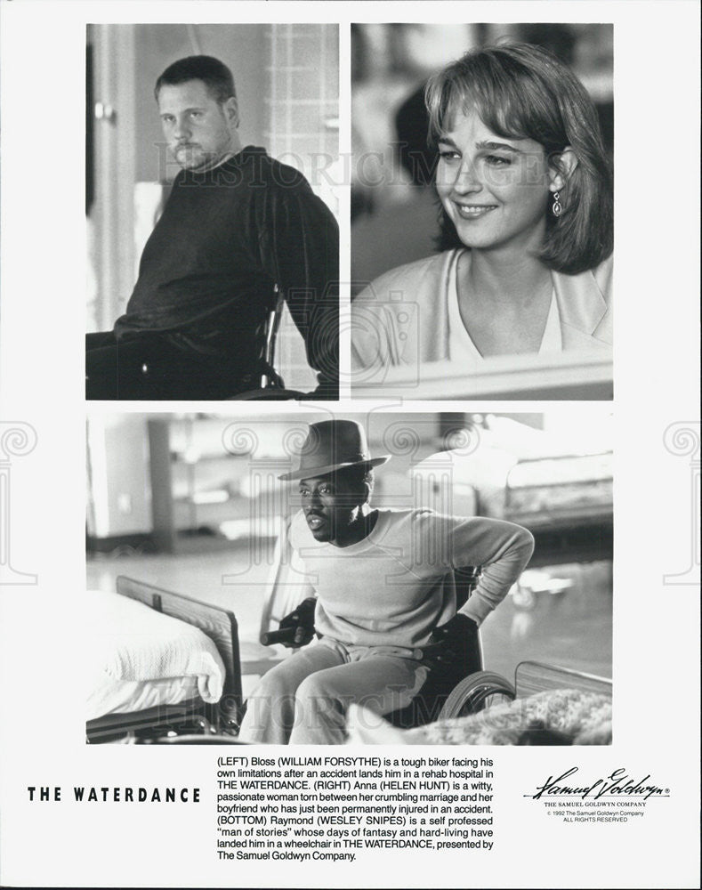 1992 Press Photo cast of &quot;The Waterdance&quot;. - Historic Images