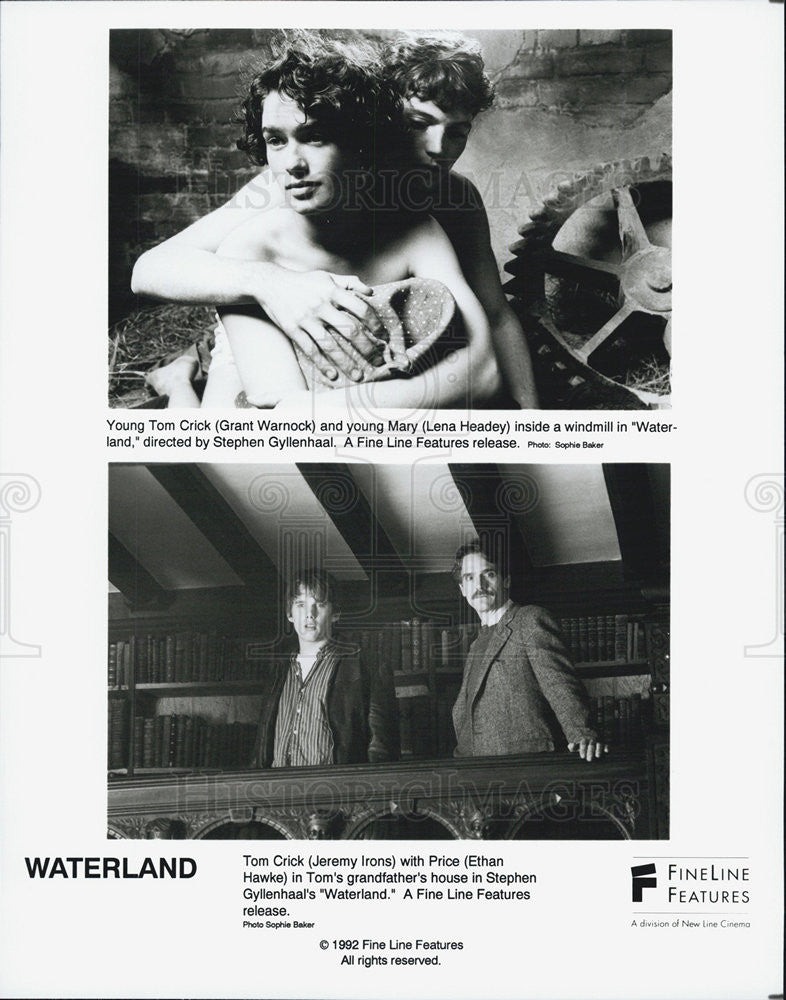 1992 Press Photo Grant Warnock, Lena Headey, Jeremy Irons, Ethan Hawke - Historic Images
