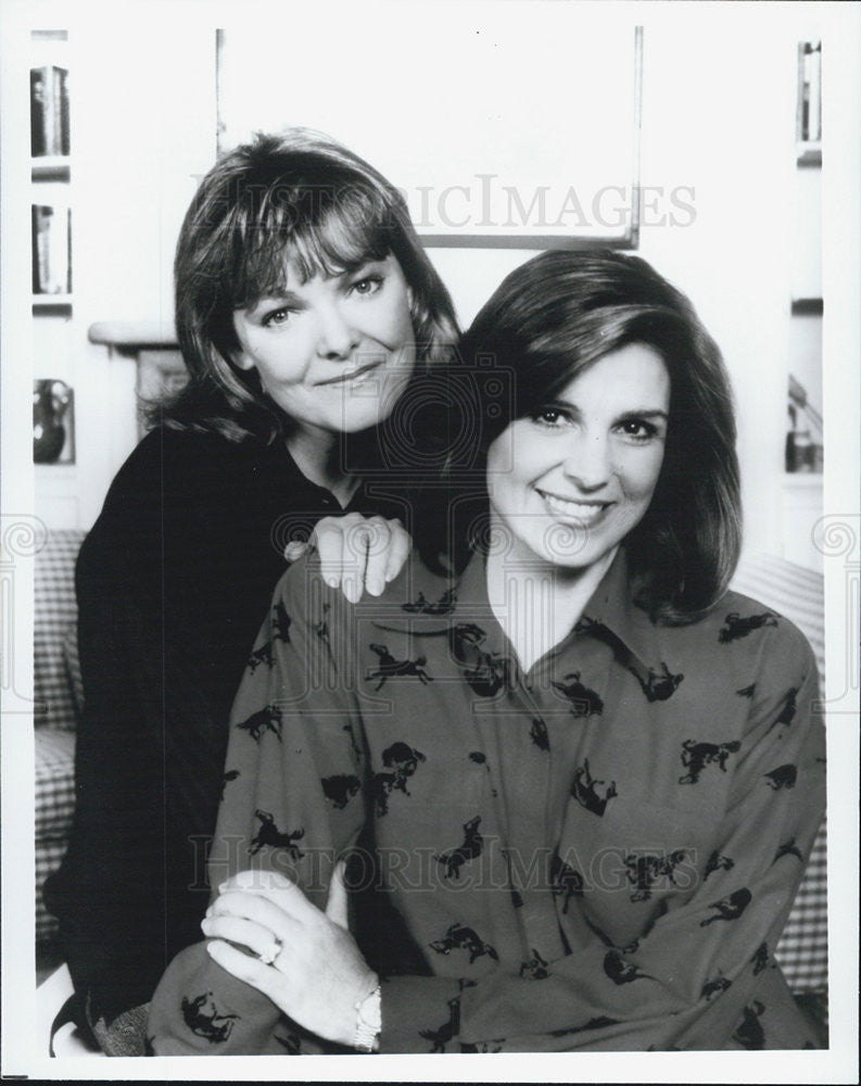 1988 Press Photo Actor Jane Curtin and Susan Saint James - Historic Images