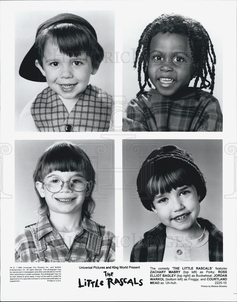 Film The Little Rascals Zachary Mabry Ross Elliot Bagley 1994 vintage ...