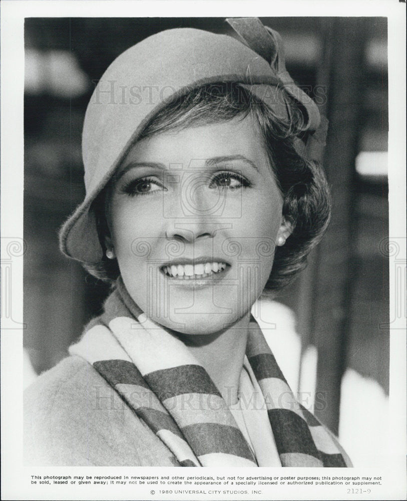 1980 Press Photo Actress Julie Andrews - Historic Images