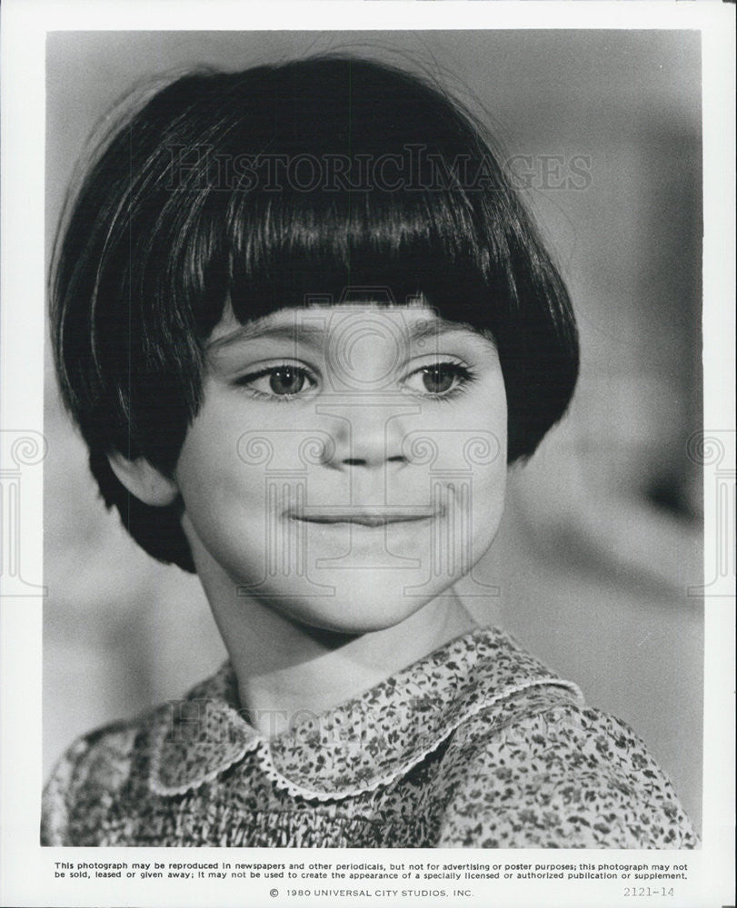 1980 Press Photo Actress Sara Stimson - Historic Images