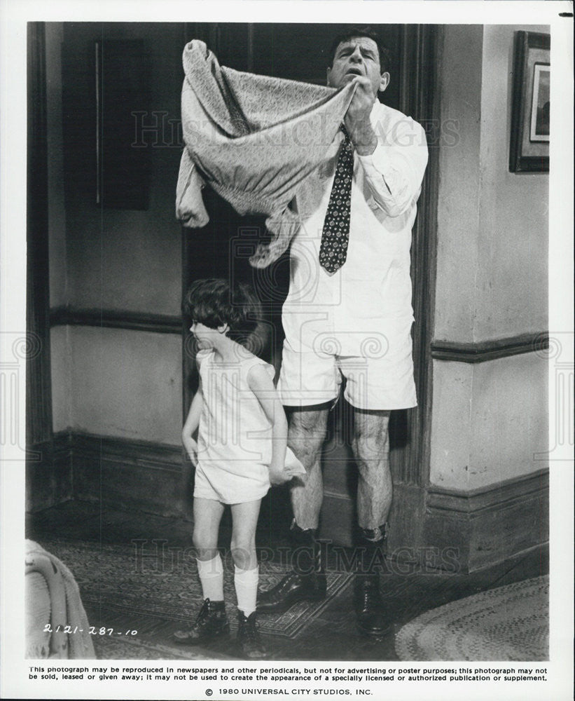 1980 Press Photo Actor Walter Matthau - Historic Images