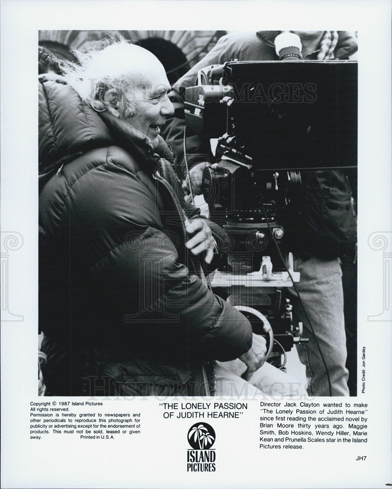 1987 Press Photo Director Jack Clayton - Historic Images