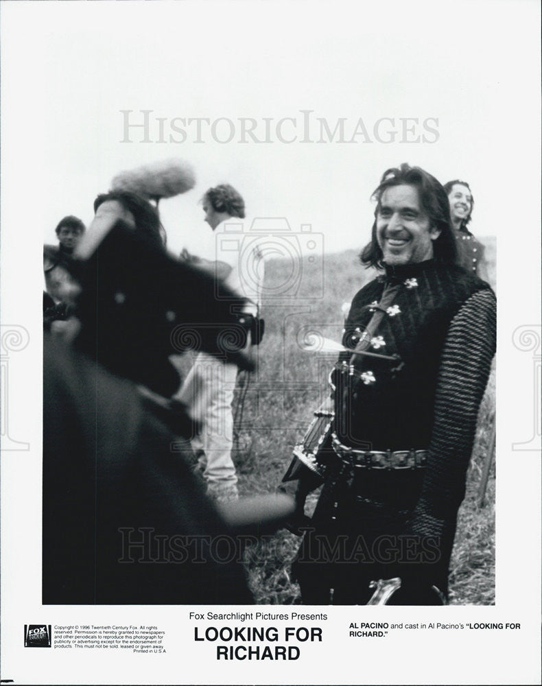 1996 Press Photo Al Pacino, Looking for Richard - Historic Images