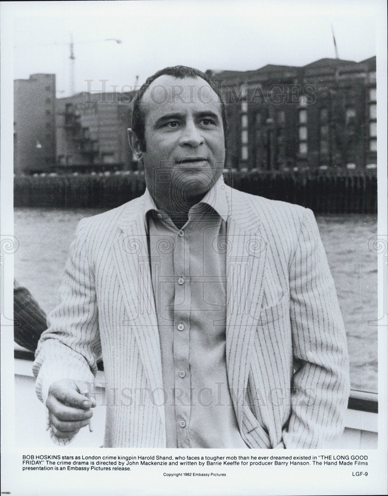 1982 Press Photo Bob Hoskins, The Long Good Friday - Historic Images