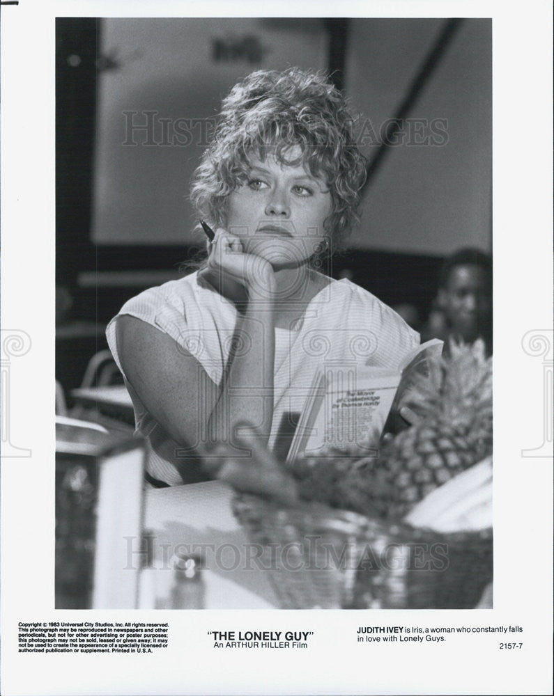 1983 Press Photo Actress Judith Ivey - Historic Images