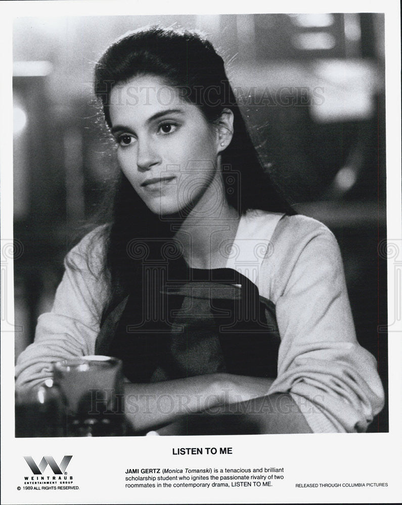 1989 Press Photo Listen to Me Jami Gertz actress movie - Historic Images