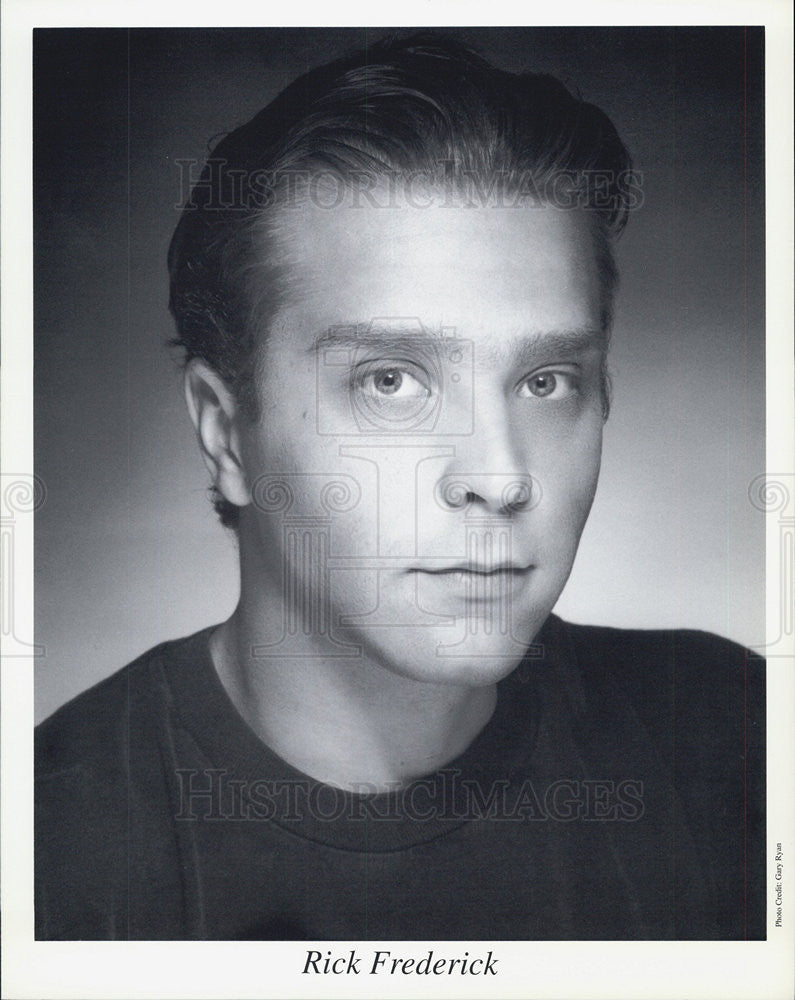 Press Photo Actor Rick Frederick - Historic Images