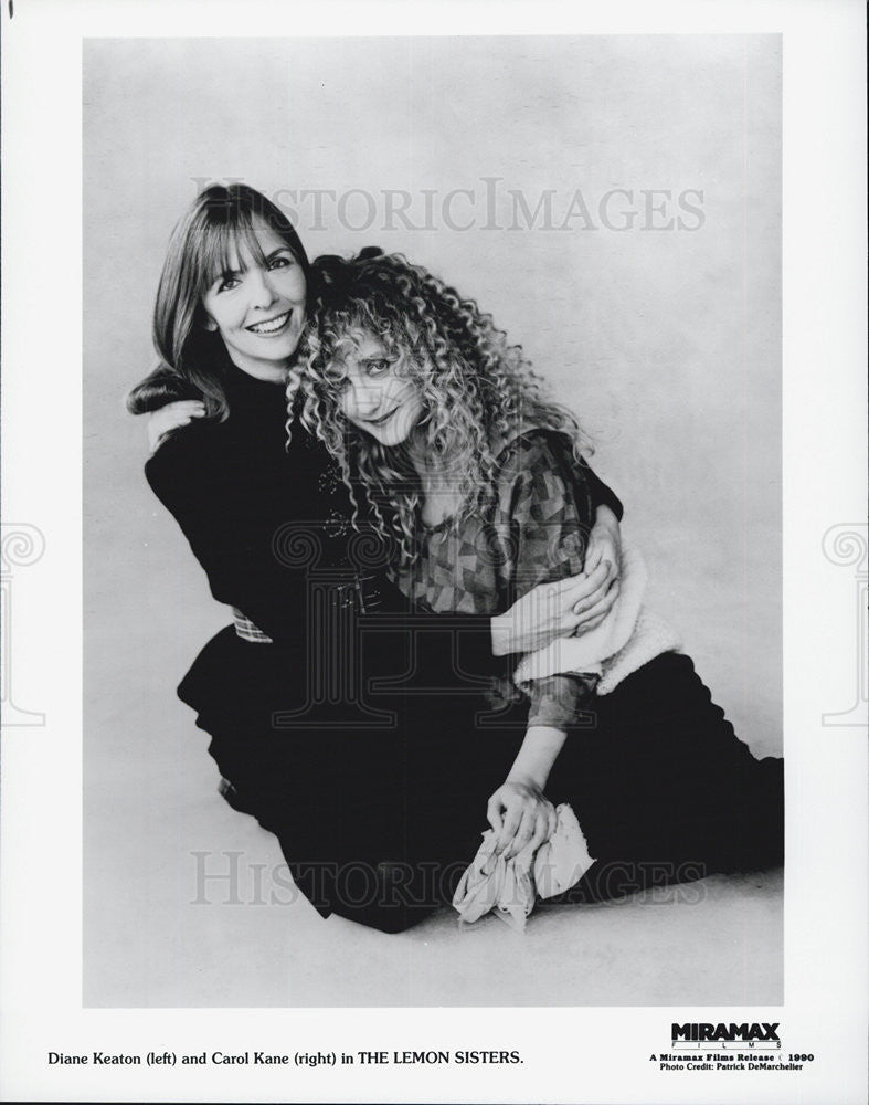 1990 Press Photo Film The Lemon Sisters Diane Keaton Carol Kane - Historic Images