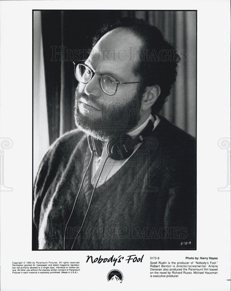 1994 Press Photo Scott Rudin produces Paramount&#39;s film &quot;Nobody&#39;s Fool.&quot; - Historic Images