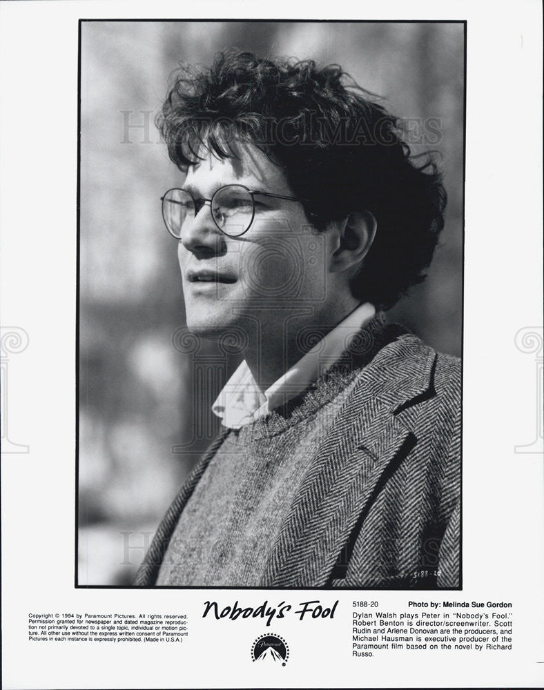 1994 Press Photo of Actor Dylan Walsh as Peter in "Nobody's Fool". - Historic Images