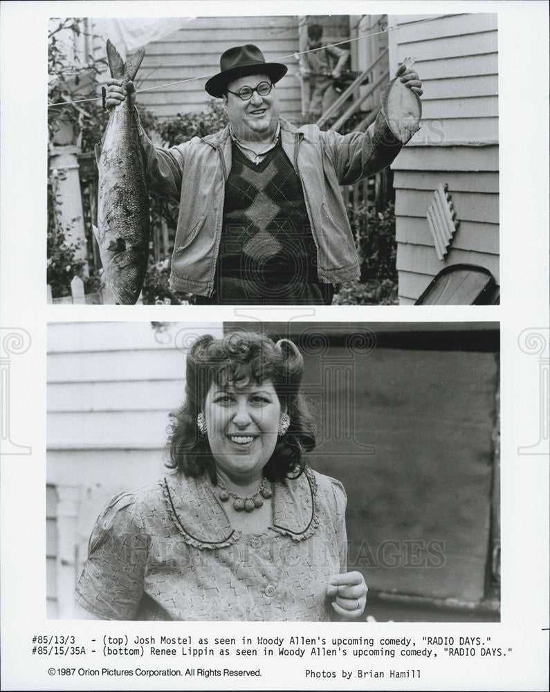 Josh Mostel and Renee Lippin star in Woody Allen'sRadio Days. 1987 ...