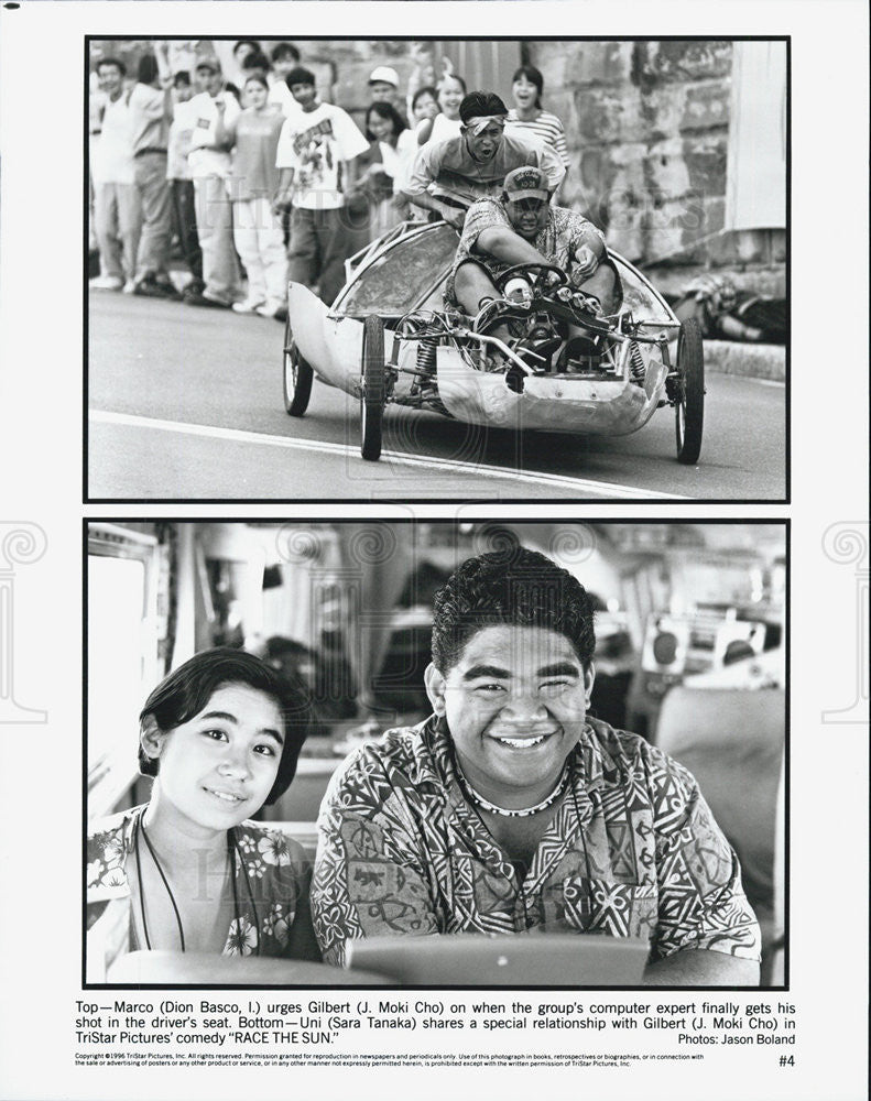 1996 Press Photo Scenes "Race The Sun" Dion Basco J. Moki Cho Sara Tanaka - Historic Images