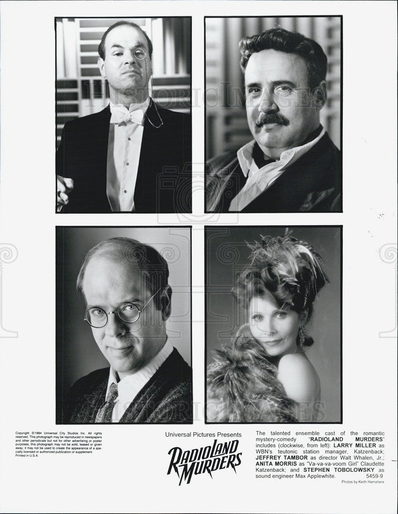 1994 Press Photo cast of &quot;Radioland Murders&quot; - Historic Images