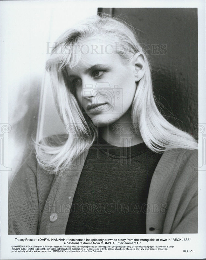 1984 Press Photo of American Actress Darlyn Hannah star as Tracey Prescott. - Historic Images