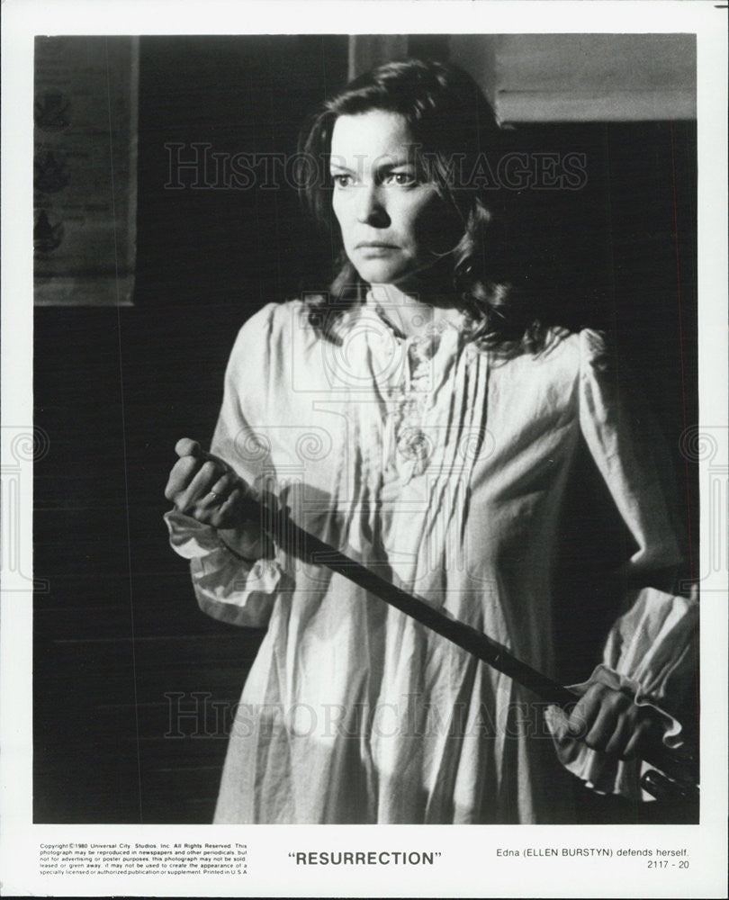 1980 Press Photo Ellen Burstyn in "Resurrection" - Historic Images