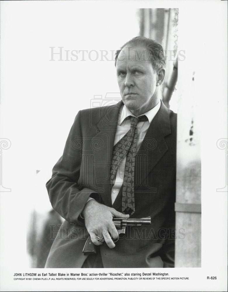 1991 Press Photo John Lithgow in &quot;Ricochet&quot; - Historic Images