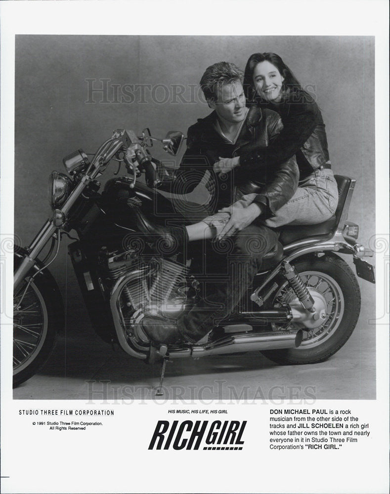 1991 Press Photo Don Michael Paul in &quot;Rich Girl&quot; - Historic Images