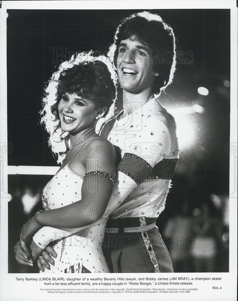 1979 Press Photo Linda Blair in &quot;Roller Boogie&quot; - Historic Images