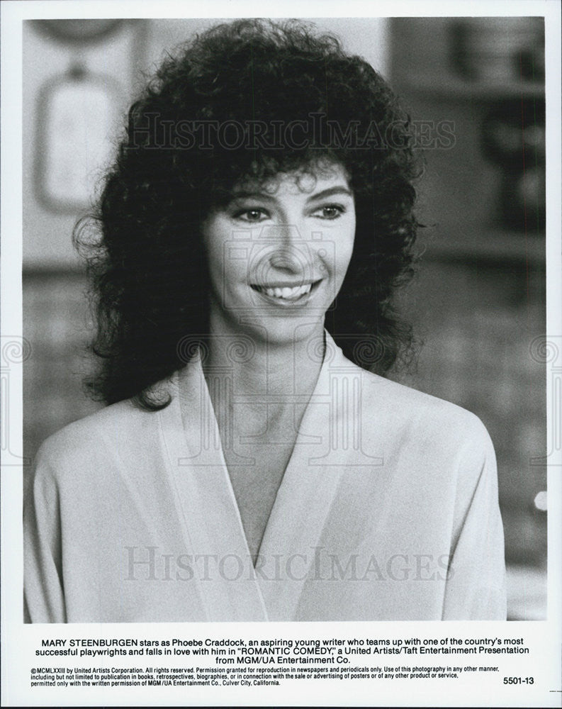 1973 Press Photo Mary Steenburgen in &quot;Romantic Comedy&quot; - Historic Images