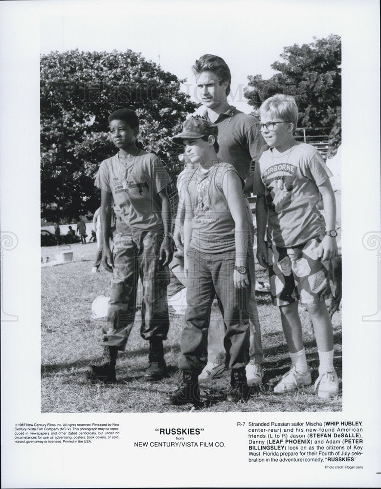 1987 Press Photo Whip Hubley Stefan DeSalle Leaf Phoenix RUSSKIES - Historic Images