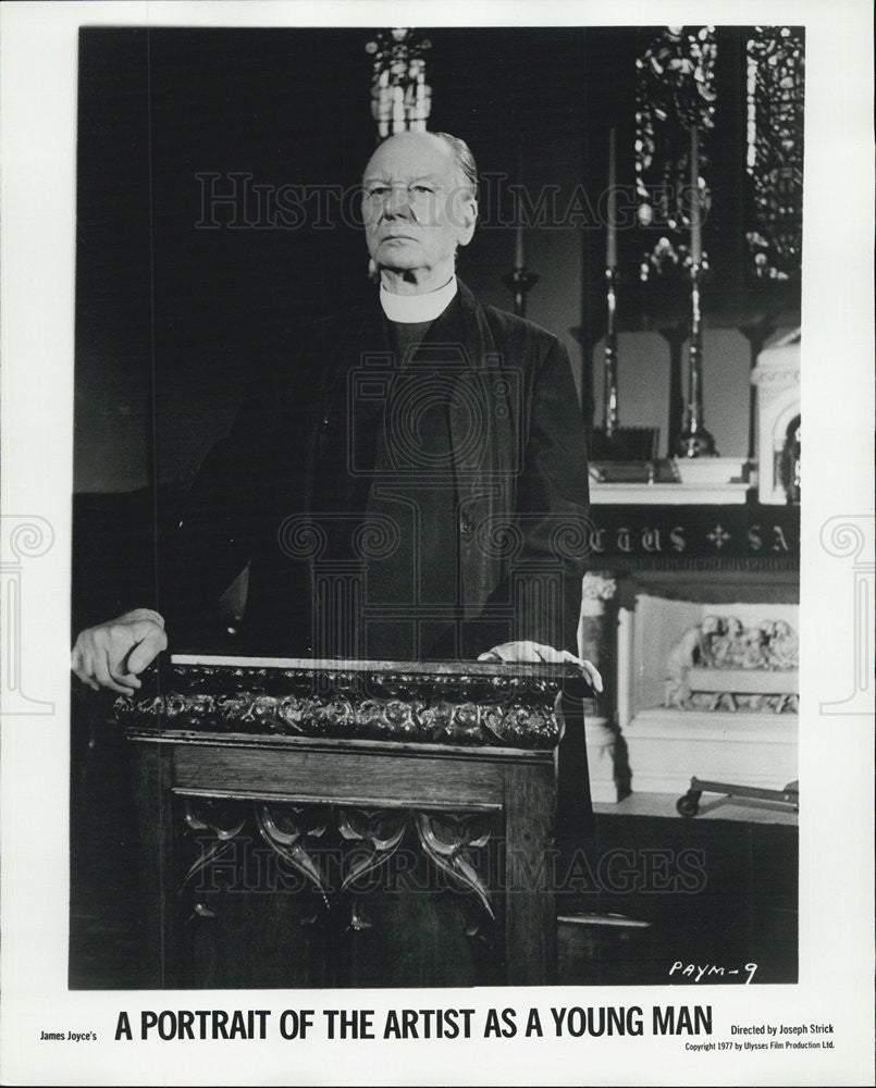 1977 Press Photo A PORTRAIT OF THE ARTIST AS A YOUNG MAN Scene - Historic Images