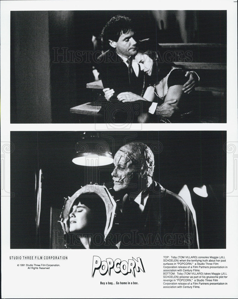 1991 Press Photo Tom Villard in &quot;Popcorn&quot; - Historic Images